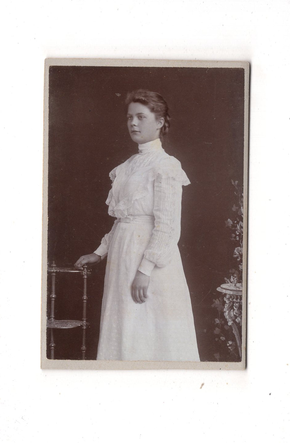 Fotografie Feine Dame - Lüneburg / Hagenow 1900er / CDV D1-23