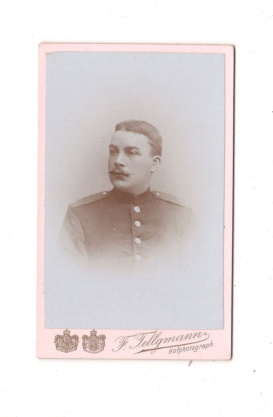 Fotografie Soldat Regiment 11 - Eschwege / Bad Hersfeld / Bad Sooden 1890er / CDV M1-03