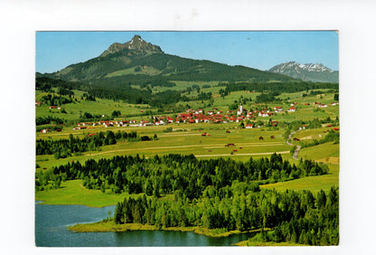 Ansichtskarte Wertach im Allgäu mit Grünten und Grüntensee