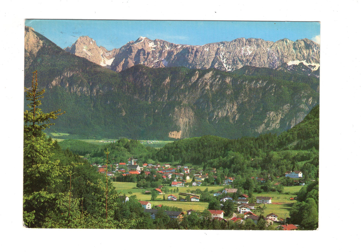 Ansichtskarte Oberaudorf / Oberbayern / mit Kaisergebirge / H1-69