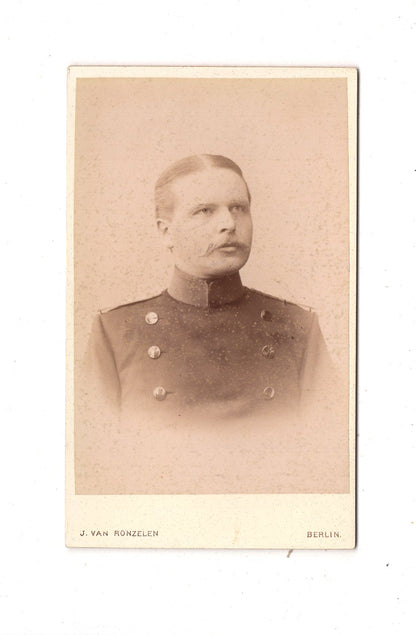 Fotografie Soldat - Berlin 1880er / CDV M1-03