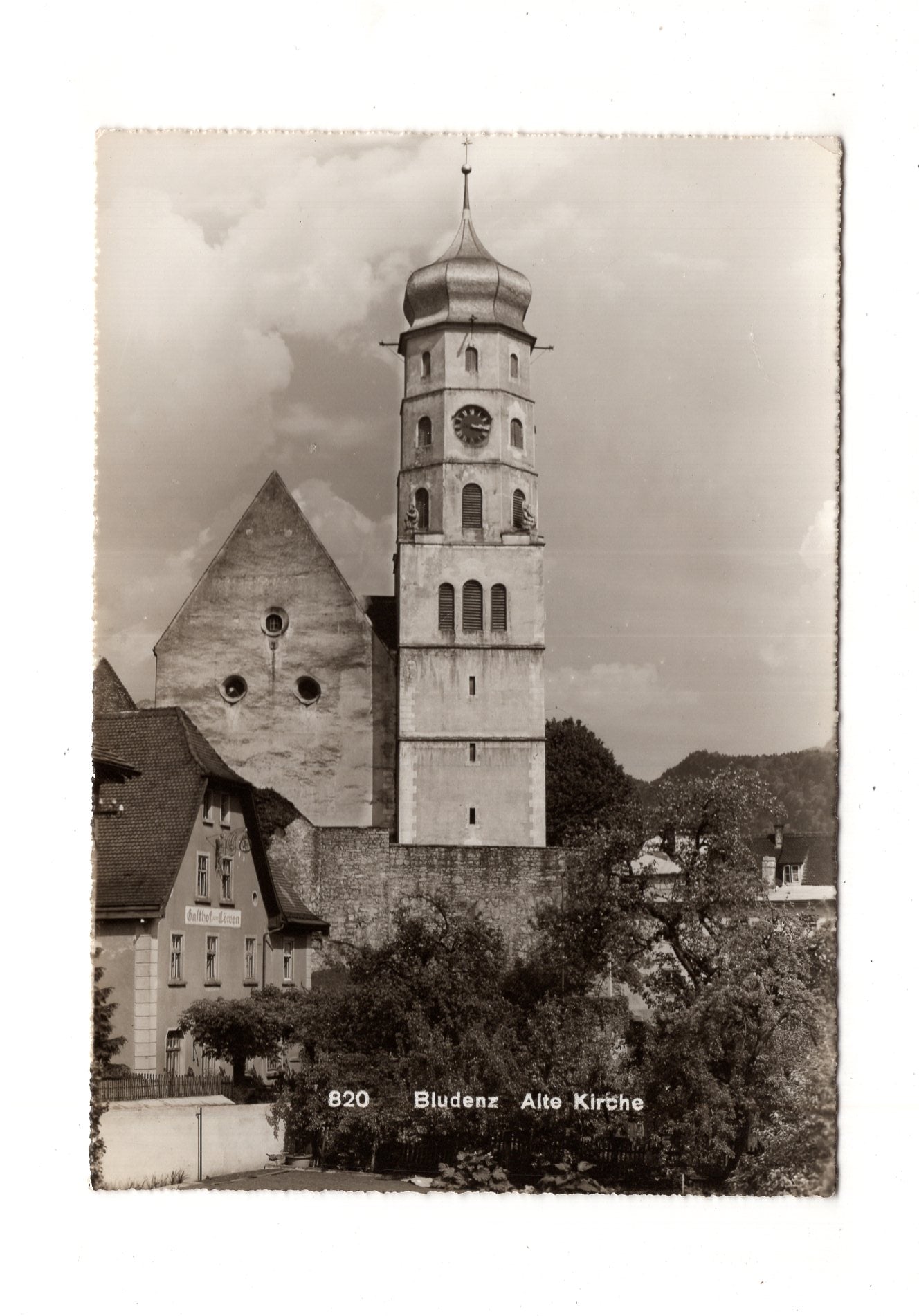 Ansichtskarte Bludenz / Alte Kirche / Vorarlberg / Österreich