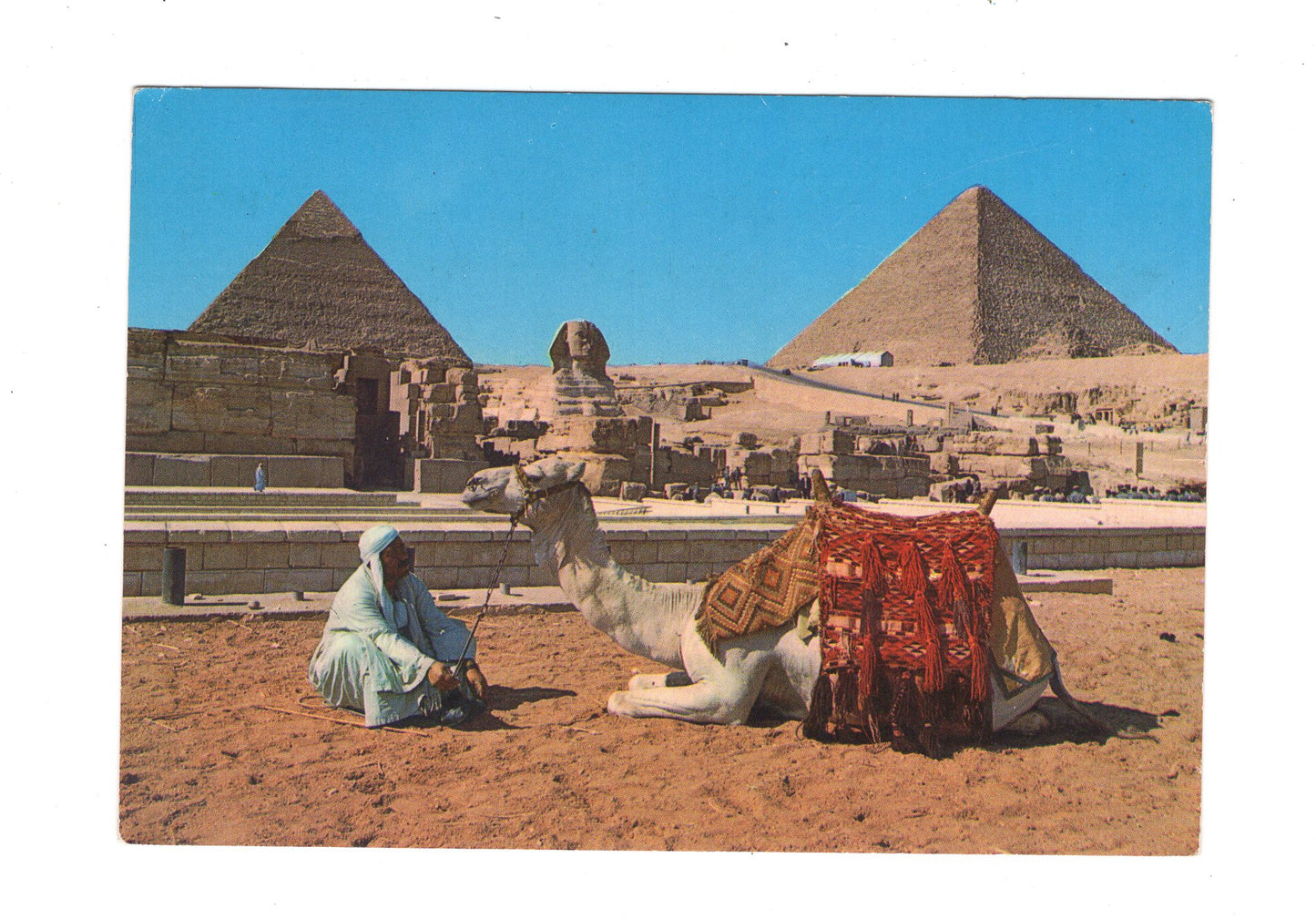 Ansichtskarte Gizeh / Sphinx und Pyramiden / Ägypten