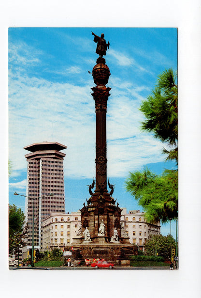 Ansichtskarte Barcelona / Mto. a Colon / Spanien