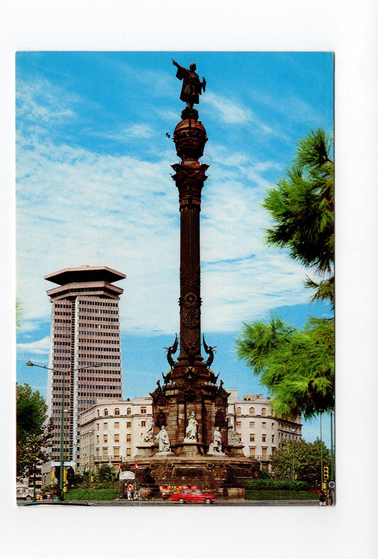 Ansichtskarte Barcelona / Mto. a Colon / Spanien