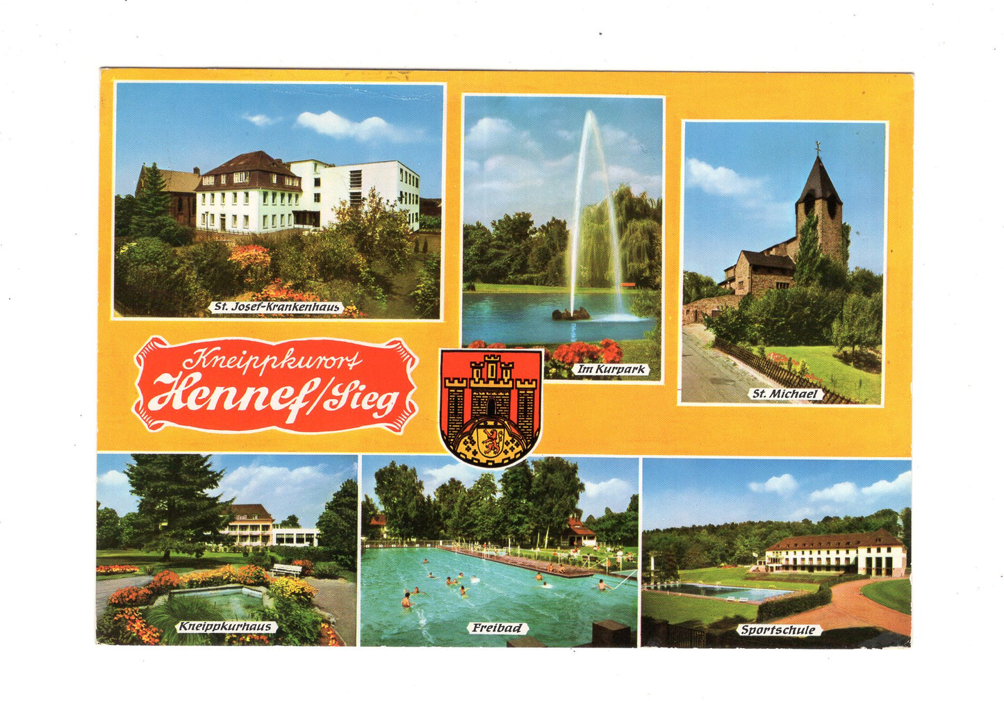 Ansichtskarte Hennef / Sieg