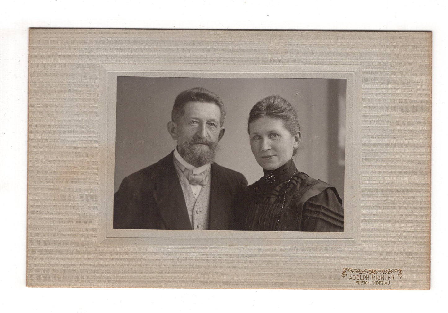 Fotografie Feines Paar - Leipzig-Lindenau 1911 / CAB X-33