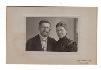 Fotografie Feines Paar - Leipzig-Lindenau 1911 / CAB X-33