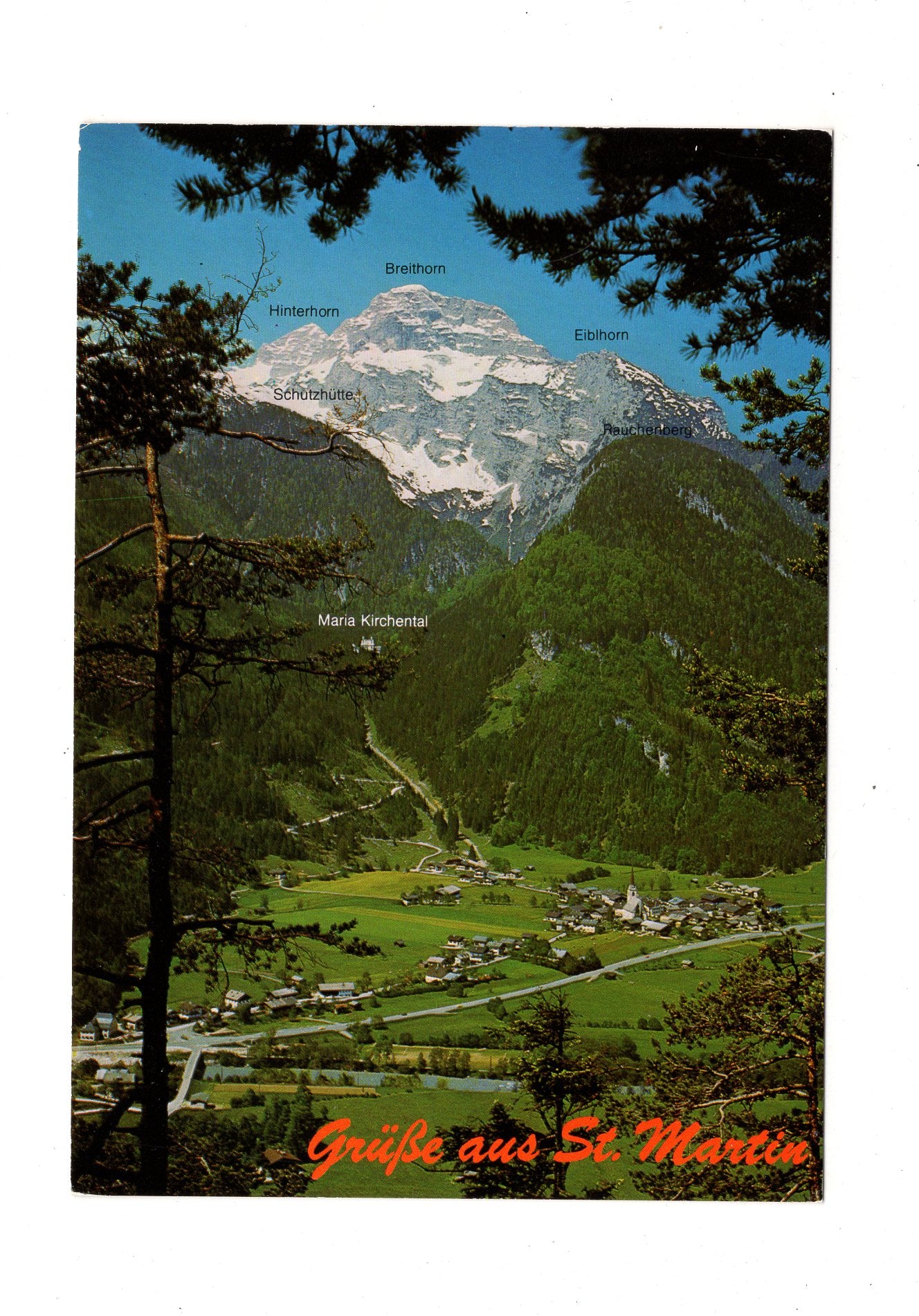 Ansichtskarte St. Martin bei Lofer / Salzburger Land / Österreich