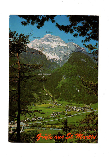 Ansichtskarte St. Martin bei Lofer / Salzburger Land / Österreich