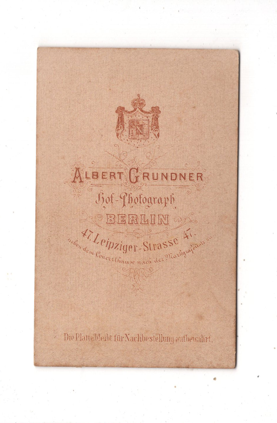 Fotografie Niedlicher kleiner Junge - Berlin um 1880