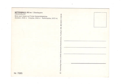 Ansichtskarte Mittenwald / Oberbayern  / G1-56