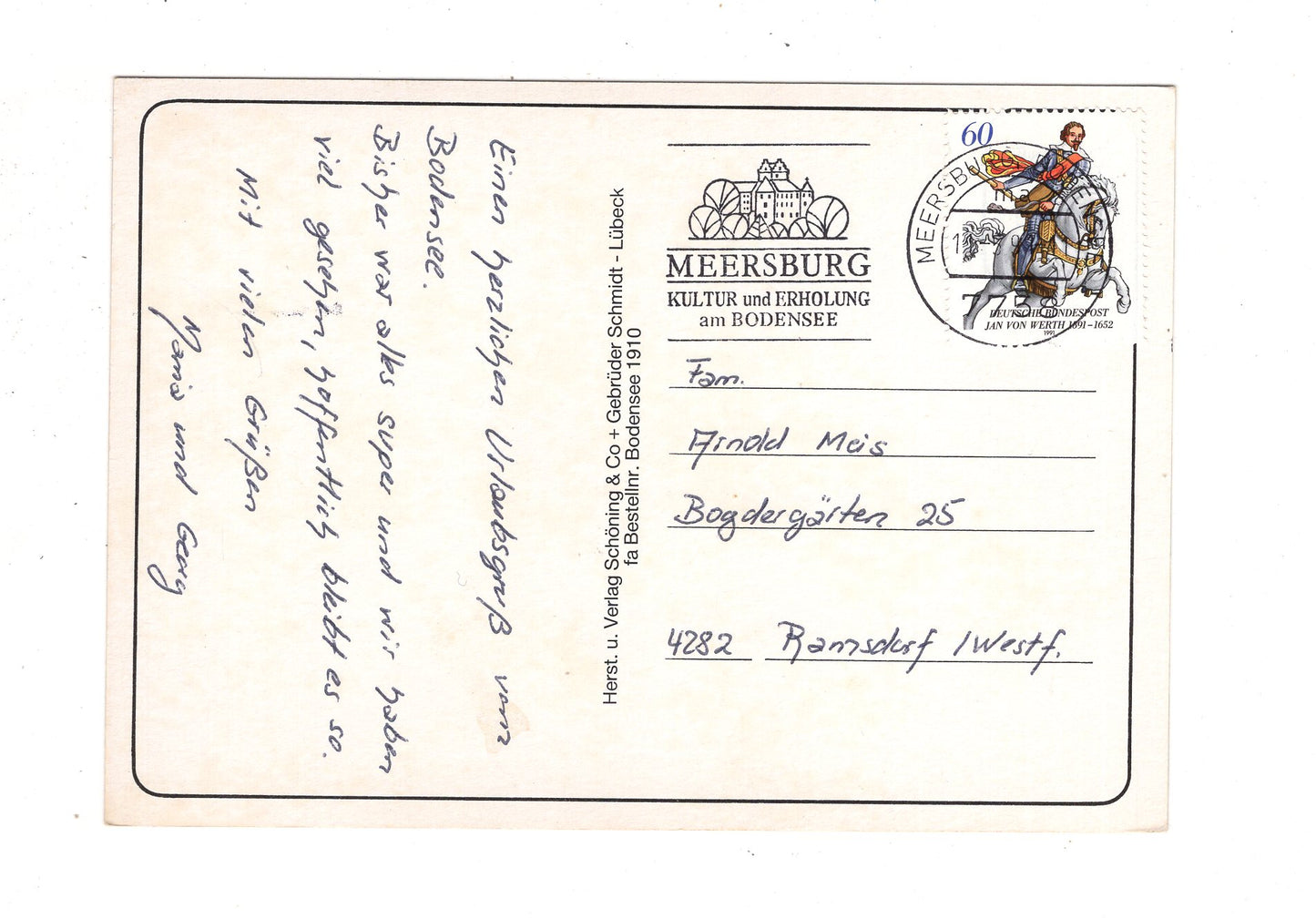 Ansichtskarte Bodensee / Meersburg / Langenargen +++ / J1-63