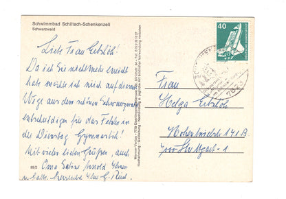 Ansichtskarte Schwimmbad Schiltach-Schenkenzell / Schwarzwald / H1-52