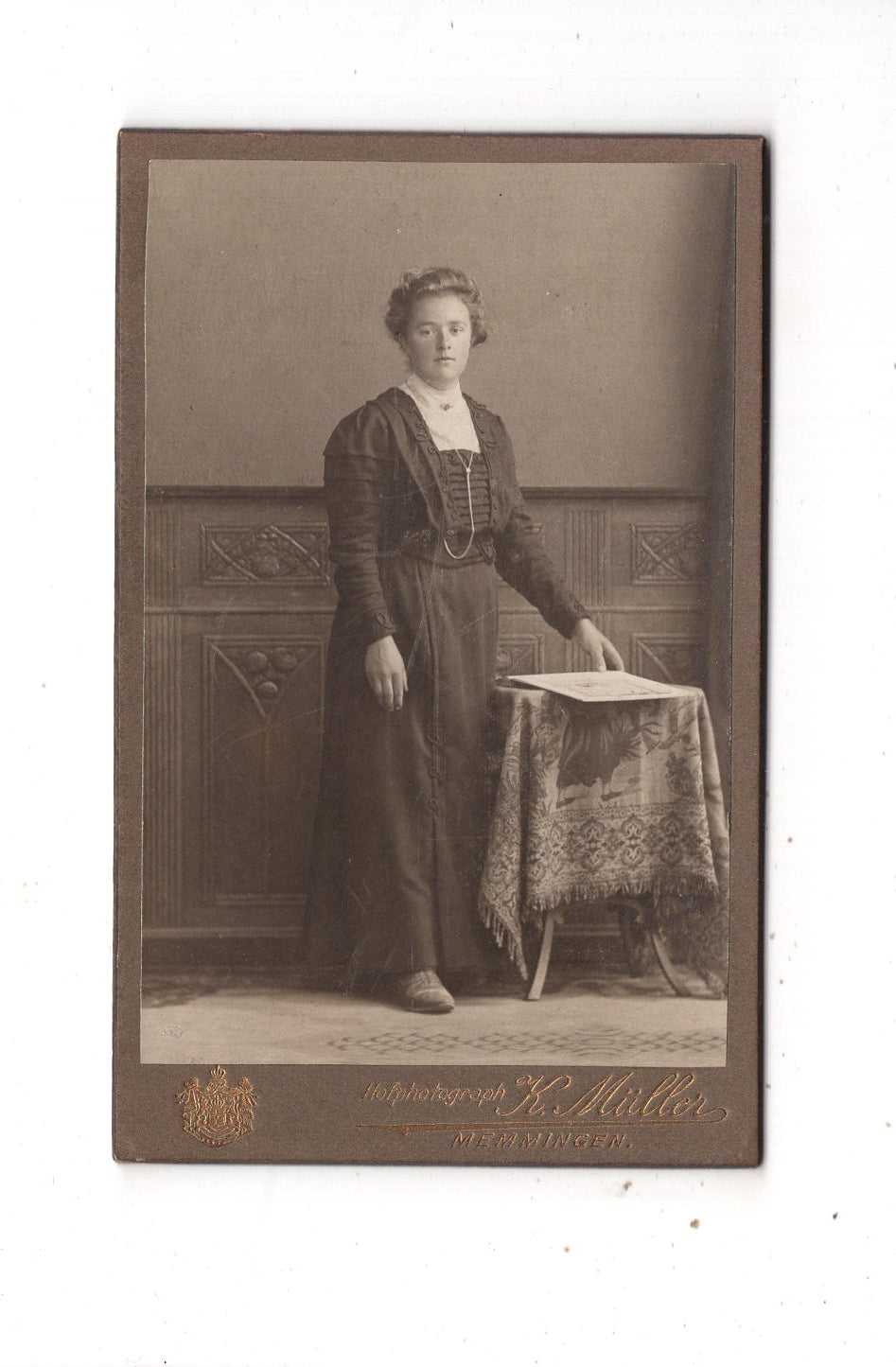Fotografie Feine Dame - Memmingen um 1910