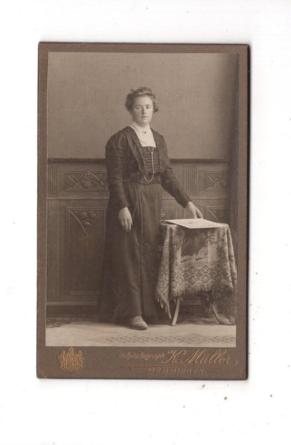 Fotografie Feine Dame - Memmingen um 1910