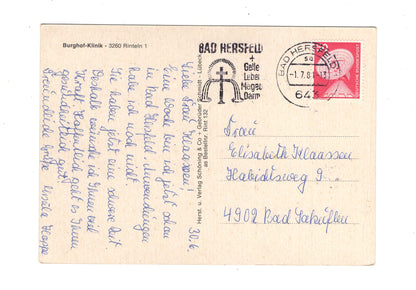 Ansichtskarte Rinteln 1 / Burghof-Klinik