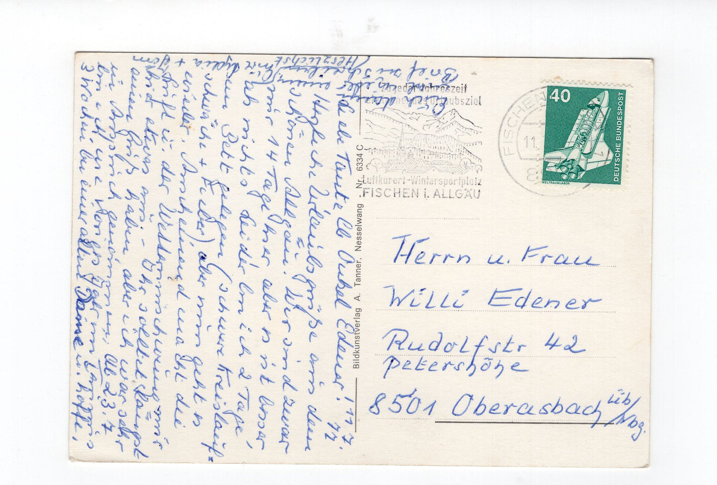 Ansichtskarte Fischen im Allgäu