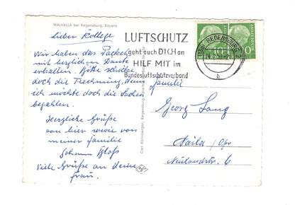 Ansichtskarte Walhalla bei Regensburg / Bayern / H1-69