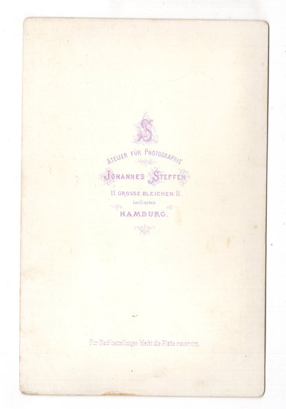 Fotografie Feines Paar - Hamburg 1870er / CAB X-33