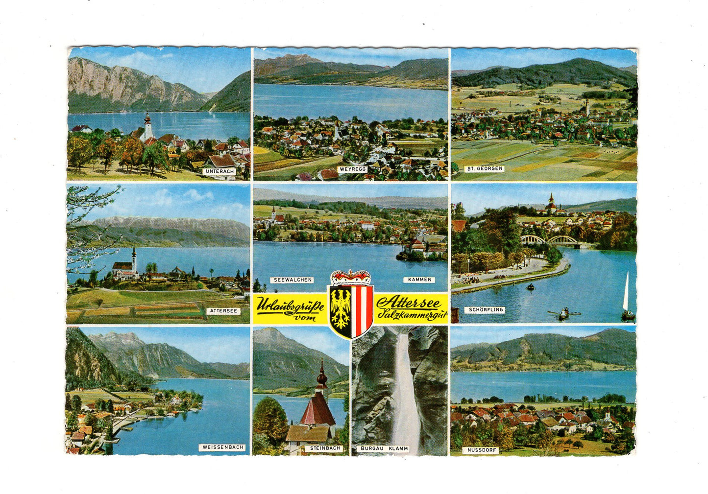 Ansichtskarte Attersee / Salzkammergut / Österreich