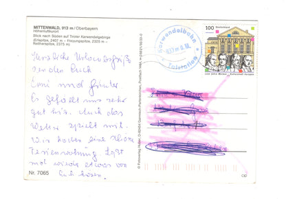 Ansichtskarte Mittenwald / Oberbayern  / G1-56