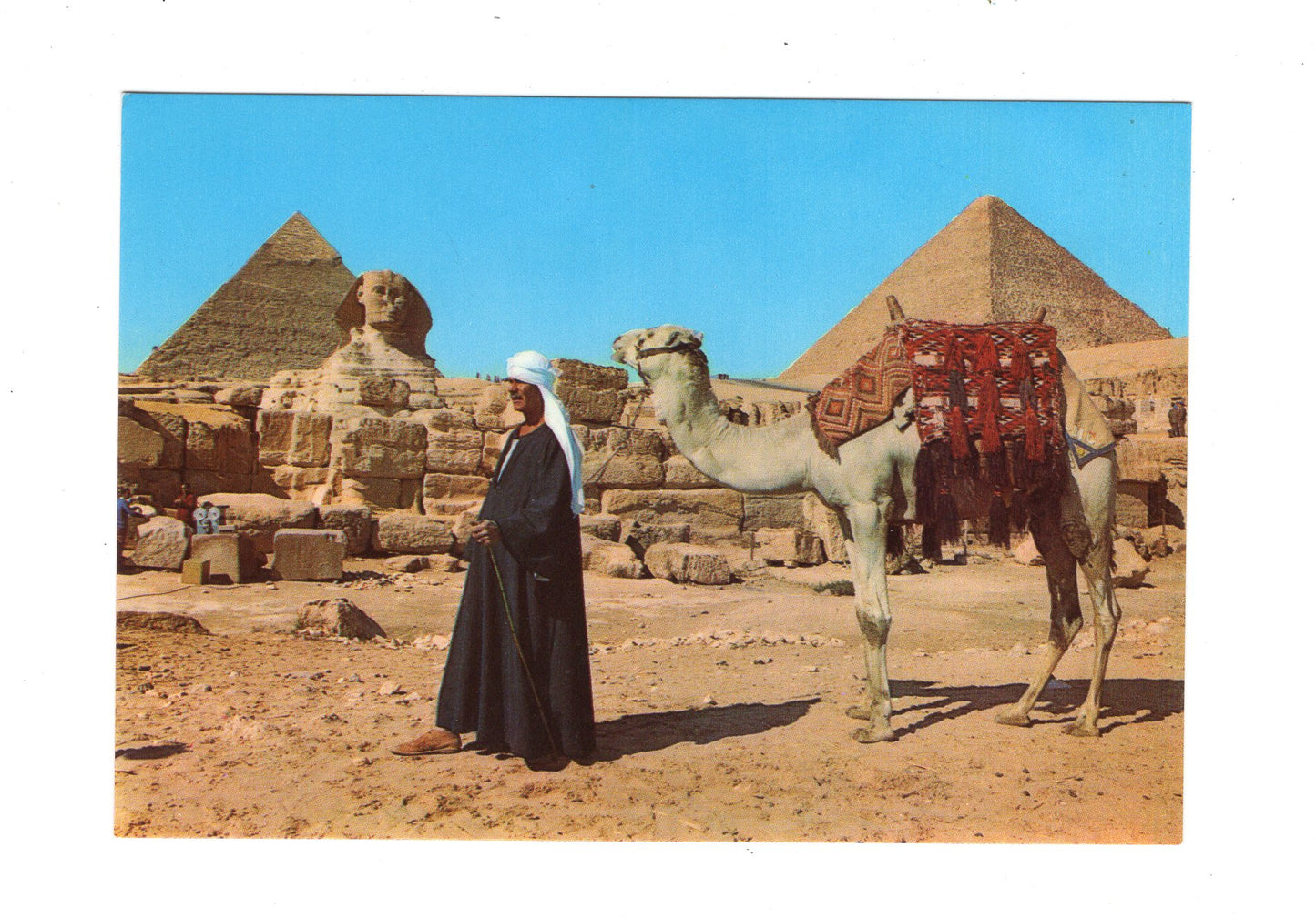 Ansichtskarte Gizeh / Sphinx und Pyramiden / Ägypten