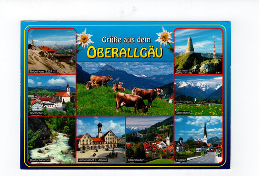 Ansichtskarte Oberallgäu / Nebelhorn / Oberstdorf +++