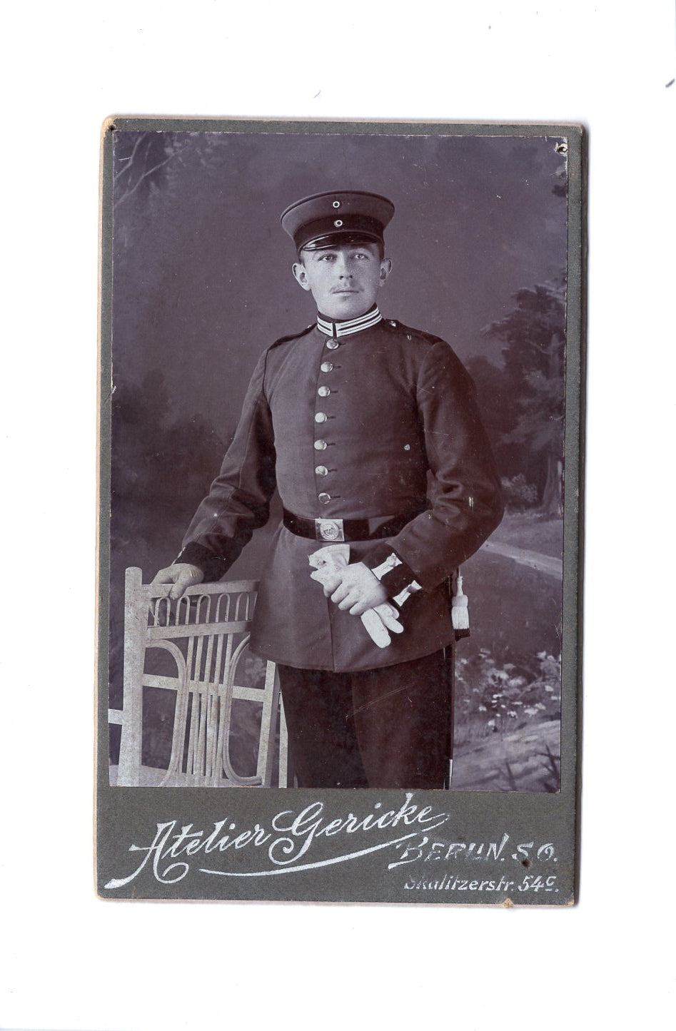 Fotografie Soldat - Berlin 1900er