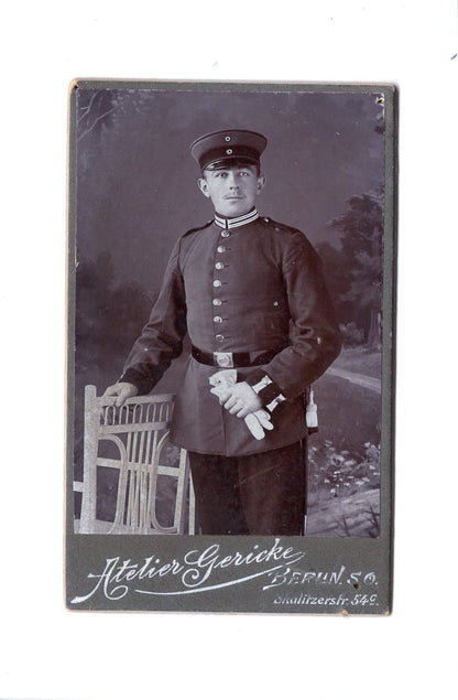 Fotografie Soldat - Berlin 1900er