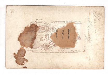 Fotografie Feines Paar - Hamburg 1890er / CAB X-33