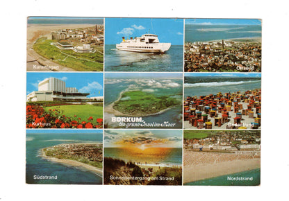 Ansichtskarte Borkum - die grüne Insel im Meer