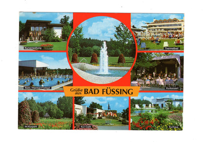 Ansichtskarte Bad Füssing / Niederbayern / Kur-Café +++