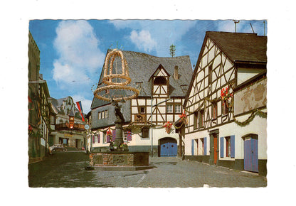 Ansichtskarte Winningen an der Mosel / Am Weinhexenbrunnen