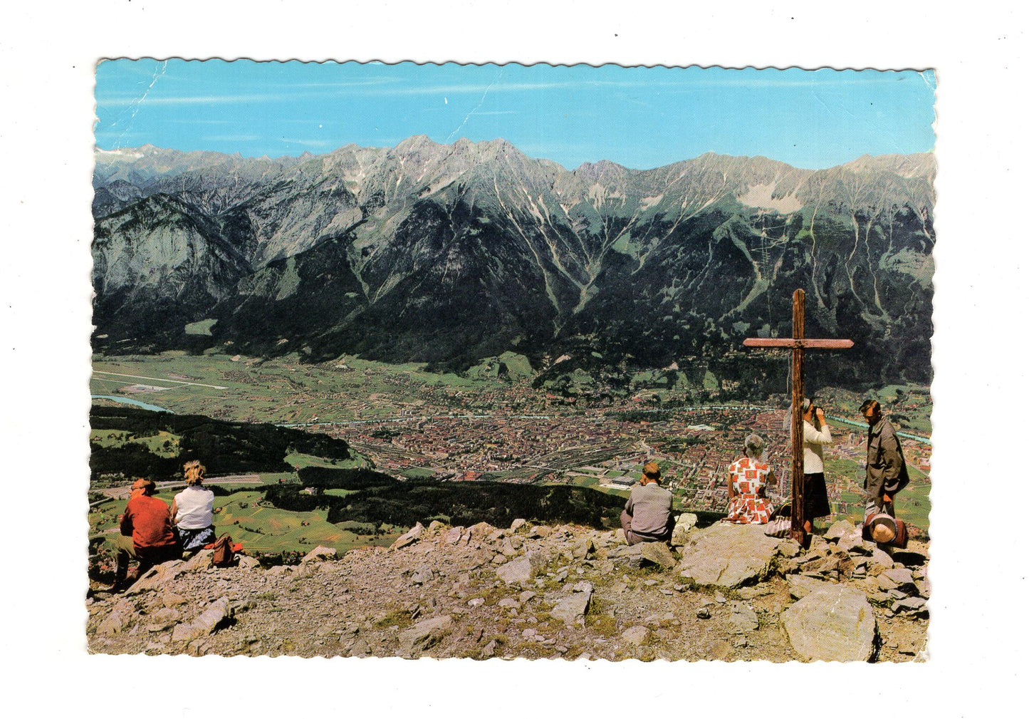 Ansichtskarte Innsbruck / Blick vom Patscherkofel / Tirol / Österreich
