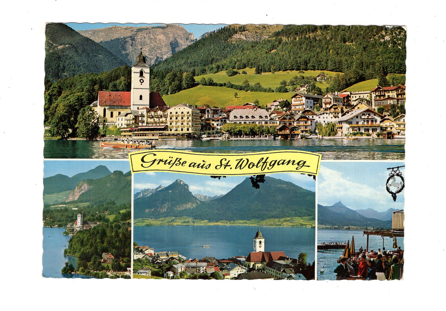 Ansichtskarte St. Wolfgang am See / Salzkammergut / Österreich