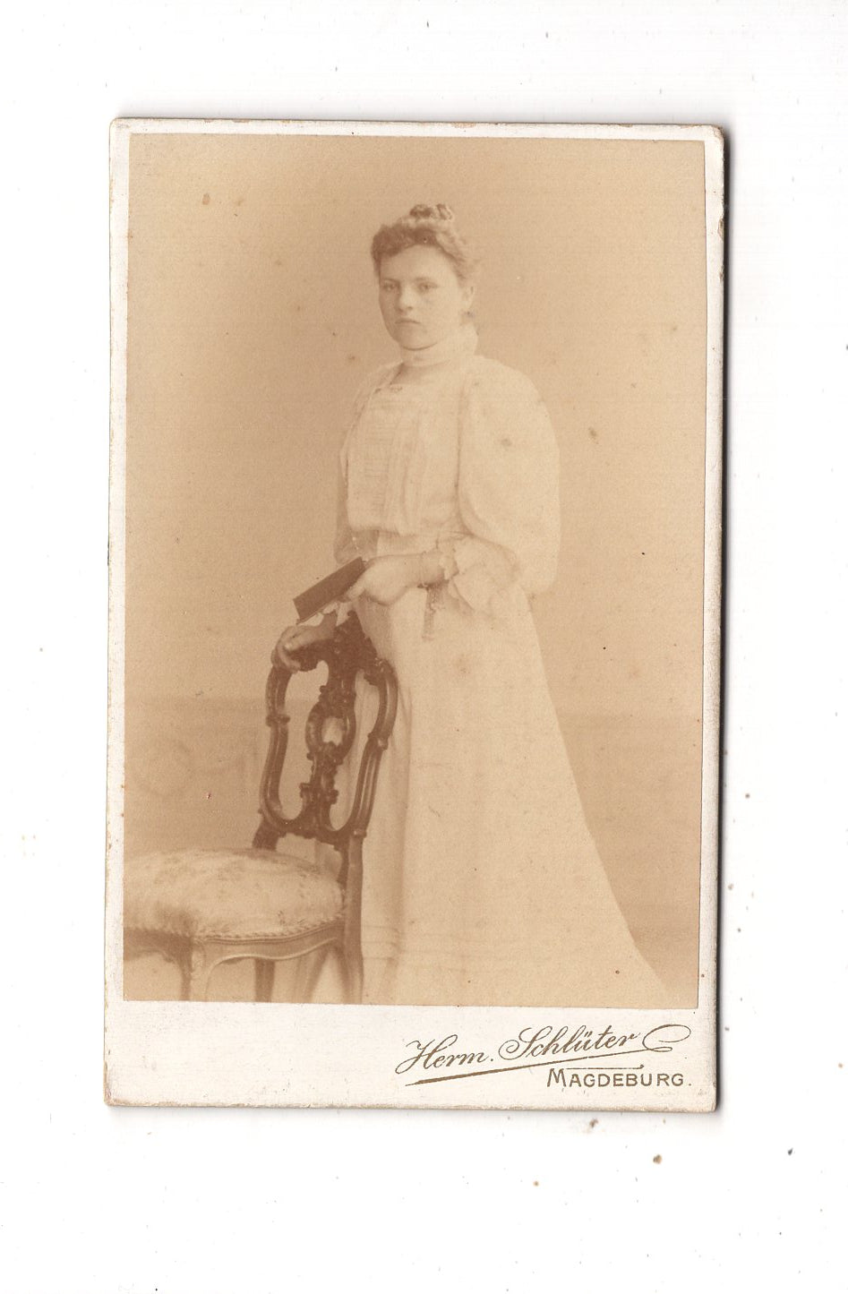 Fotografie Feine Dame - Magdeburg 1890er