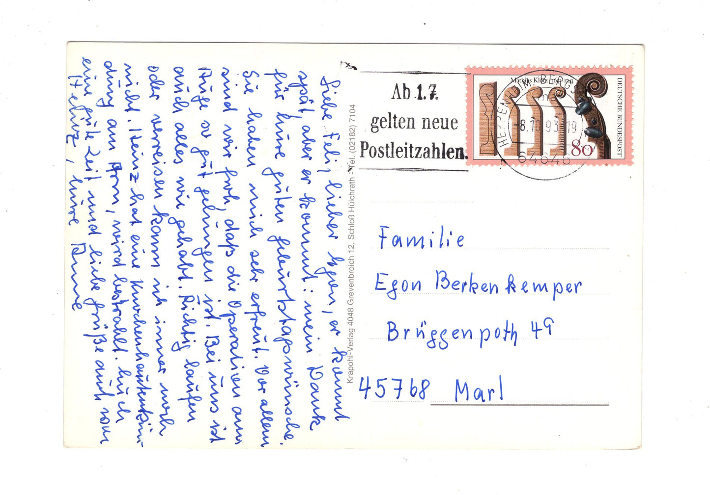 Ansichtskarte Heppenheim an der Bergstraße