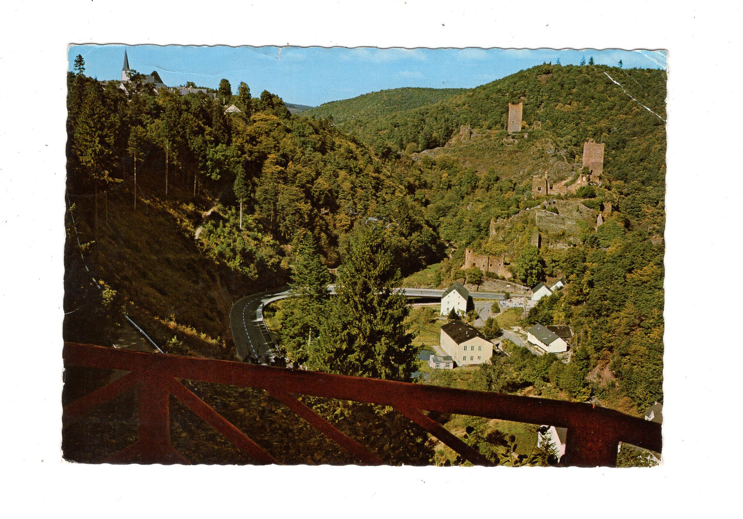 Ansichtskarte Manderscheid / Eifel / Ober- und Niederburg / M1-61