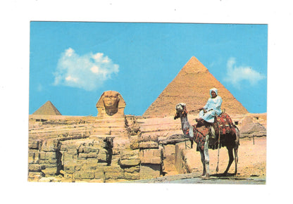 Ansichtskarte Gizeh / Sphinx und Pyramiden / Ägypten
