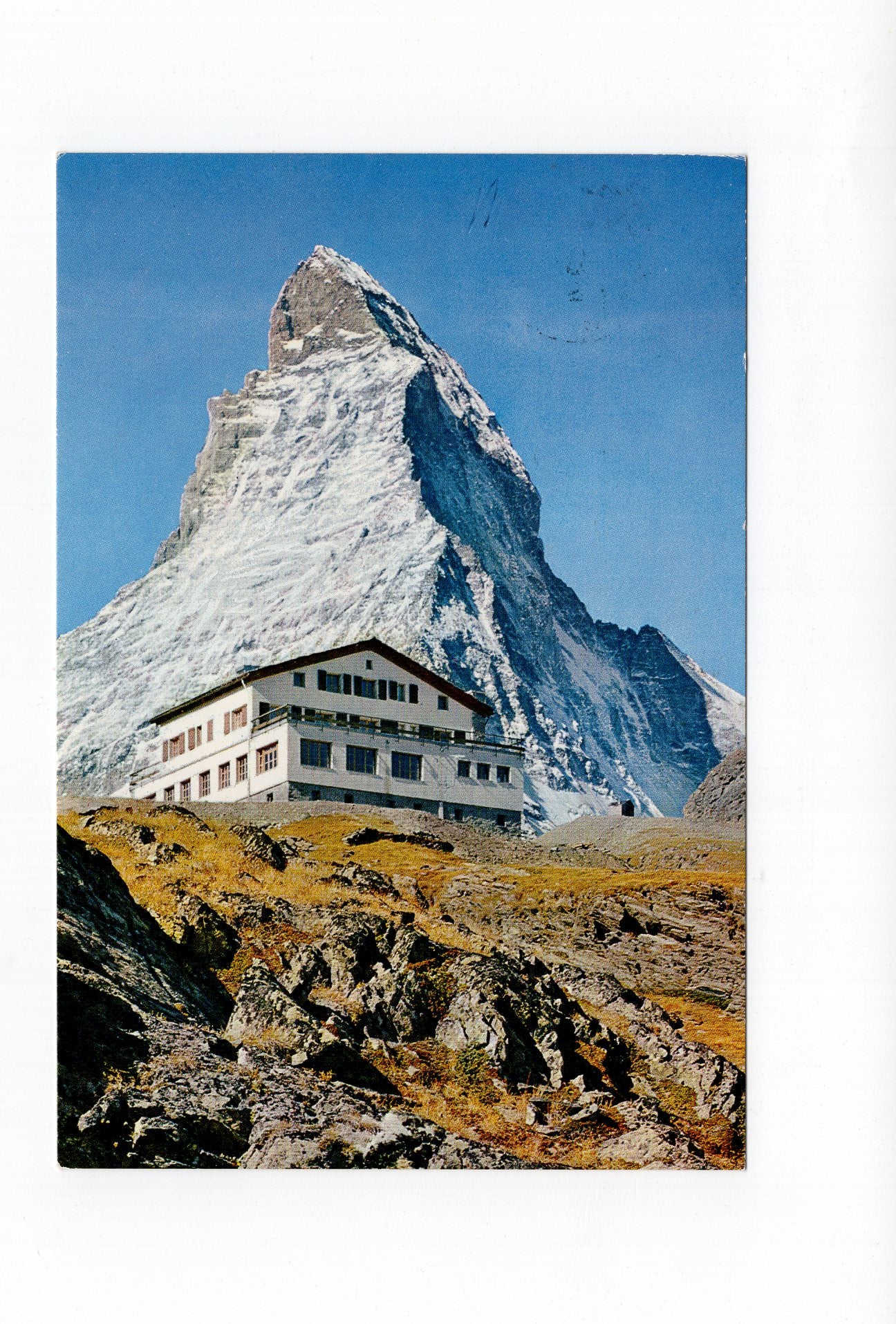 Ansichtskarte Zermatt / Hotel Schwarzsee mit Matterhorn / Schweiz