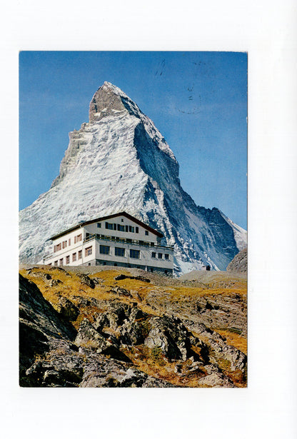 Ansichtskarte Zermatt / Hotel Schwarzsee mit Matterhorn / Schweiz