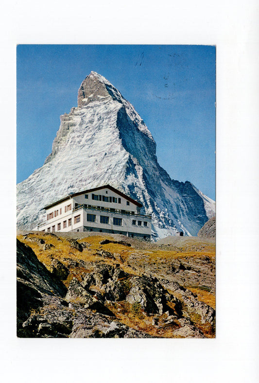 Ansichtskarte Zermatt / Hotel Schwarzsee mit Matterhorn / Schweiz
