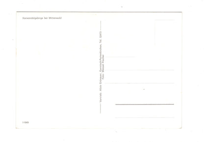 Ansichtskarte Karwendelgebirge bei Mittenwald  / G1-56