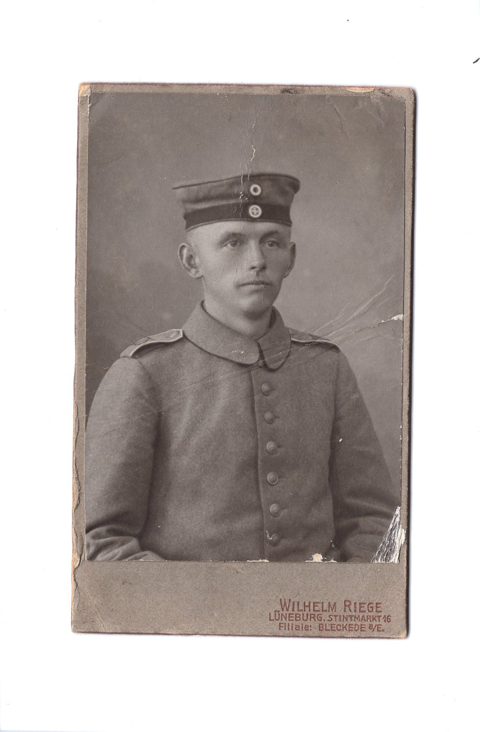Fotografie Soldat - Lüneburg 1910er