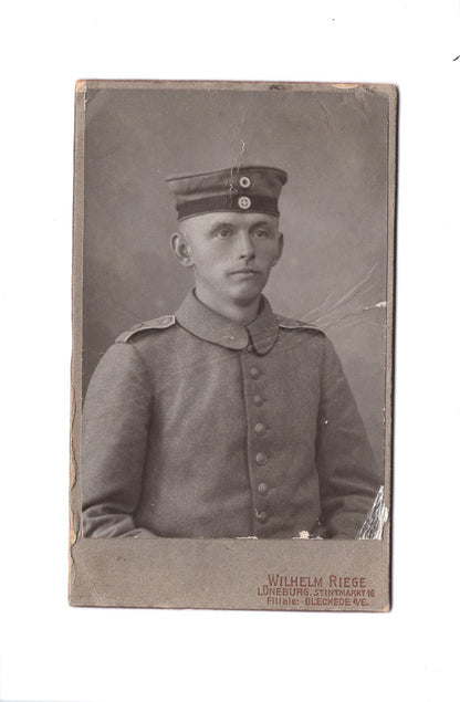Fotografie Soldat - Lüneburg 1910er