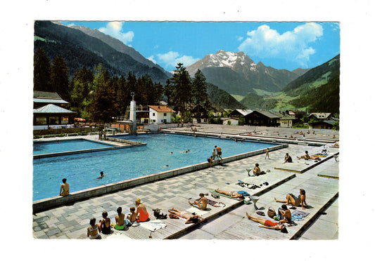 Ansichtskarte Waldbad Mayrhofen / Zillertal / Tirol / Österreich