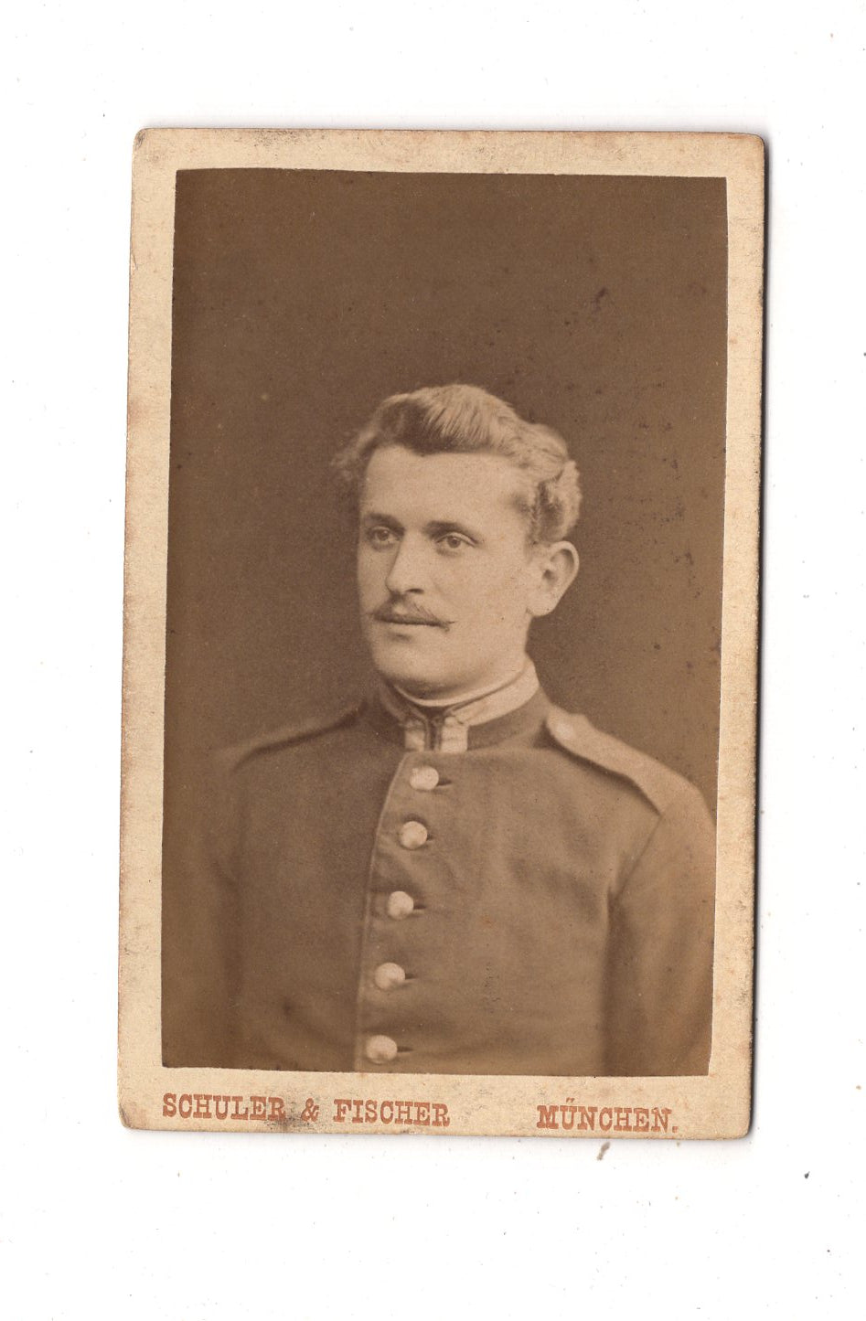 Fotografie Soldat - München 1870er / CDV M1-03