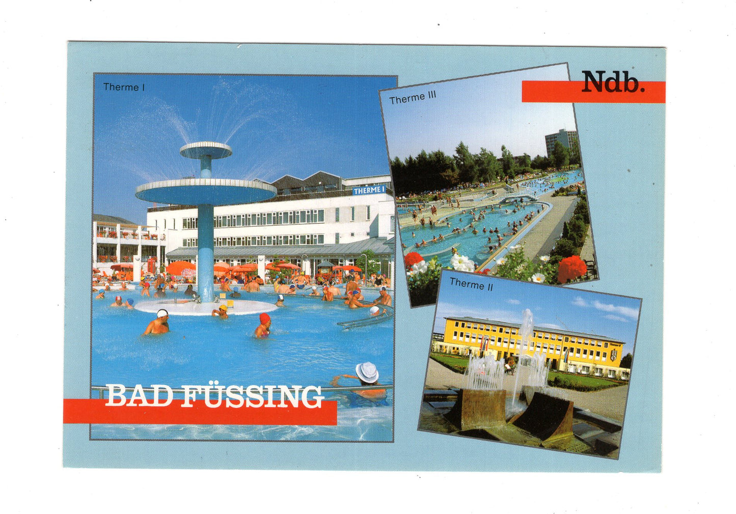 Ansichtskarte Bad Füssing / Niederbayern / Terme I + II + III