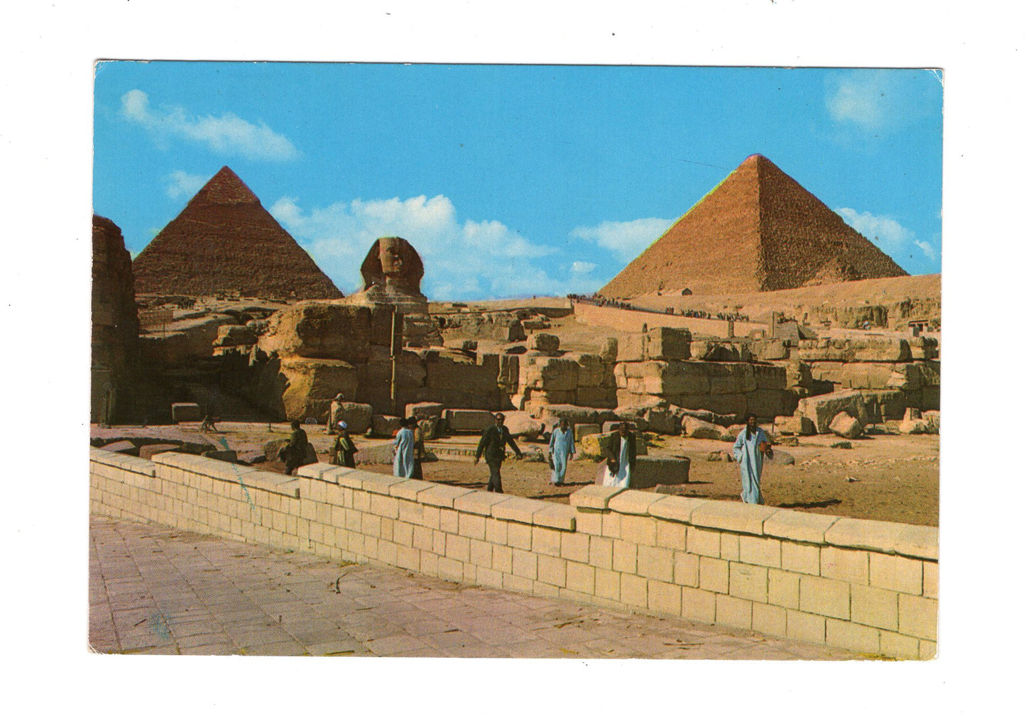 Ansichtskarte Gizeh / Sphinx und Pyramiden / Ägypten